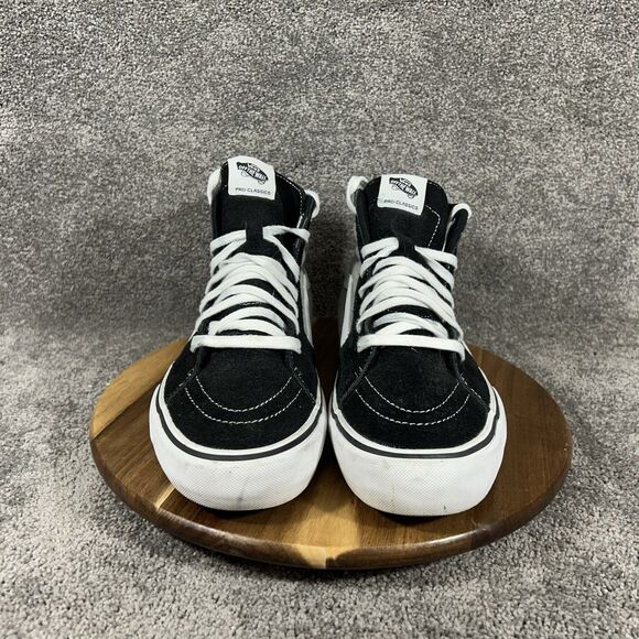 Vans Sk8-Hi Pro Classics Mens Size 13 Black Gray Athletic Skate Shoes Used main image 8